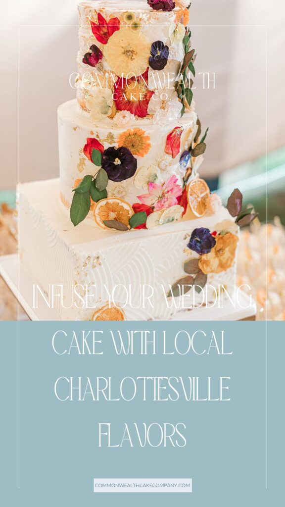 charlottesville va custom wedding cake designer